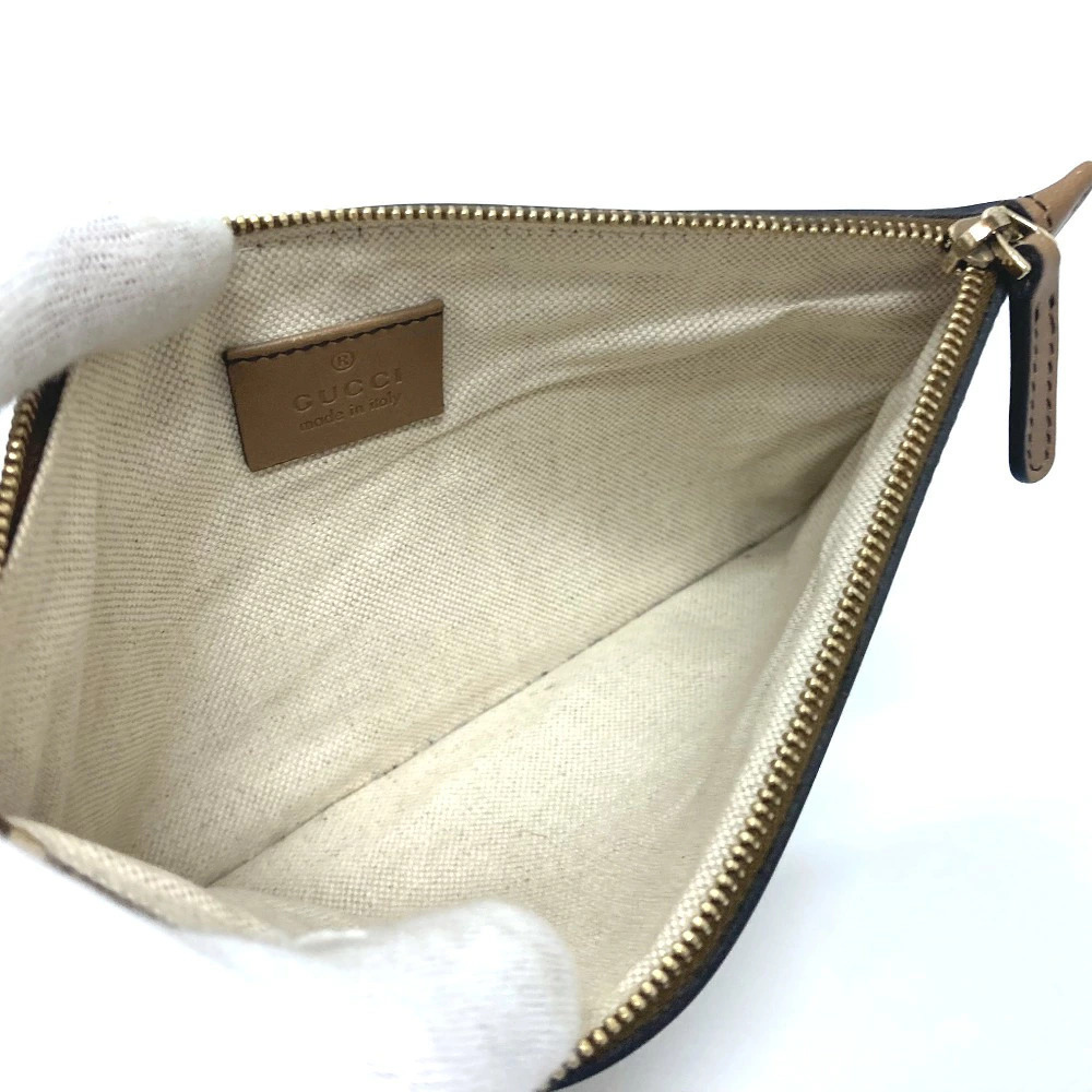 Gucci Beige Tote Bag Clutch GG Canvas - Picture 15 of 15